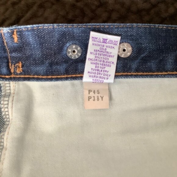 Men's Rare PRPS Made in Japan Purple Tag Denim Jeans, Size 33 - Picture 10 of 16